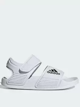 Image of adidas Kids Adilette Sandal, White/Black, Size 6