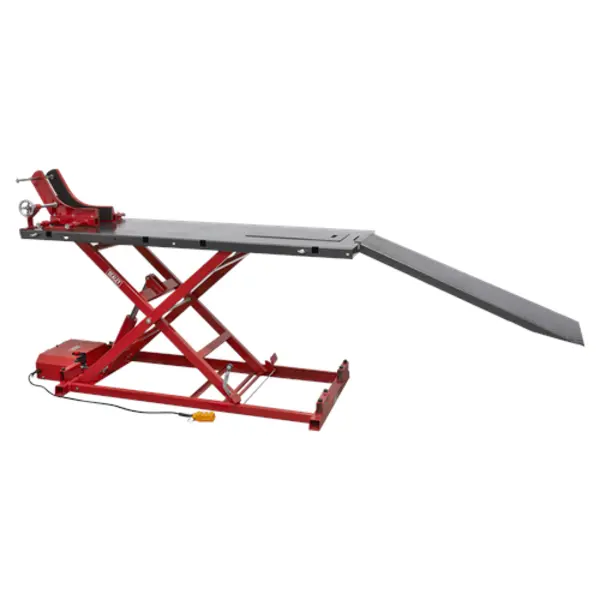 Image of Sealey Motorcycle Lift 680kg Capacity Heavy-Duty Electro/Hydraulic