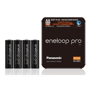 Image of Panasonic Eneloop Pro AA NI-MH 2500mAh 1.2V Rechargeable Batteries
