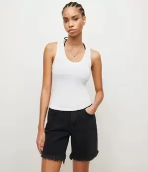 Image of AllSaints Womens Maki Tank, Optic White, Size: 6