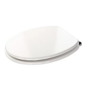 Image of Croydex Jackson Sit Tight Toilet Seat Moulded Wood