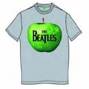 Image of The Beatles Apple Mens Grey T Shirt: X Large