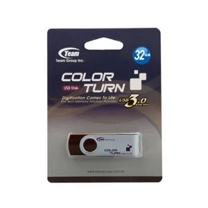 Image of Team Turn 32GB USB 3.0 Brown USB Flash Drive