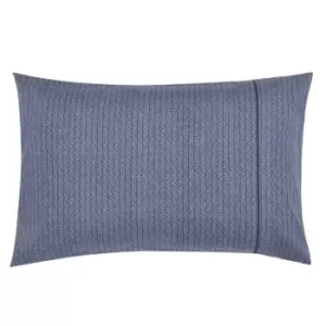 Image of Bedeck of Belfast Mazana Print Std Pillowcase Pair - Blue