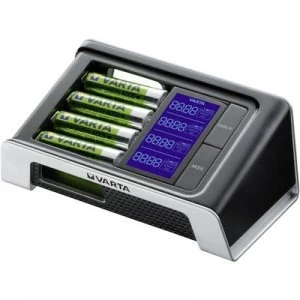 Image of Varta LCD Ultra-Fast NiMH AAA , AA Charger for cylindrical cells incl. rechargeables