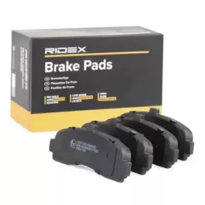 Image of RIDEX Brake pad set 402B0190 Brake pads,Brake pad set, disc brake NISSAN,CHEVROLET,OLDSMOBILE,MICRA II (K11),Trans Sport (U),CUTLASS SUPREME Coupe