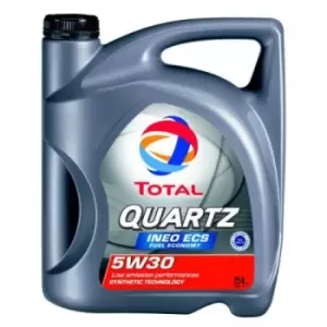 Image of Total Quartz Synthetic Car Engine Motor Oil INEO ECS Economy 5W30 - 5L Peugeot