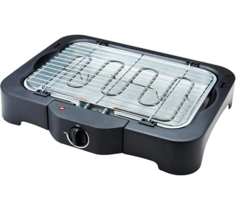 Image of QUEST 35899 Indoor BBQ Grill - Silver & Black,Silver/Grey 5025301358990