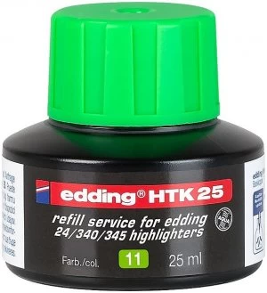 Image of edding HTK 25 Refill for Highlighter Green 25ml