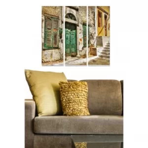 Image of MDF30116631 Multicolor Decorative MDF Painting (3 Pieces)