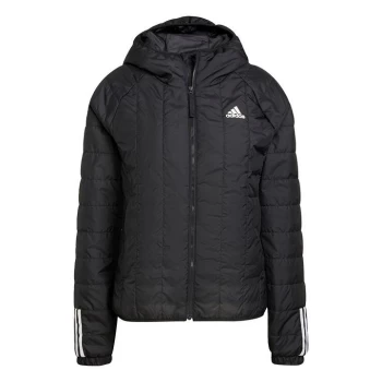 Image of adidas Itavic 3-Stripes Light Hooded Jacket Womens - Black