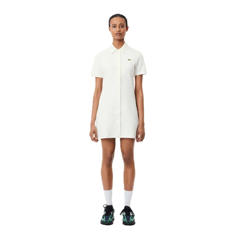 Image of Lacoste Womens Polo Dress Flour female 6 (34)