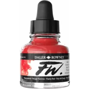 Image of Daler-Rowney fw Artists Acrylic Ink 29.5ml Flame Red