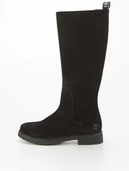 Image of Timberland Hannover Hill Tall Knee Boot - Black, Size 3, Women