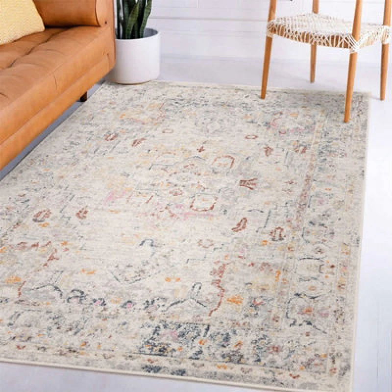 Image of Classic Persian Style Distressed Rug