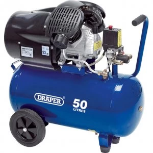 Image of Draper DA50/412TV Air Compressor 50 Litre 240v