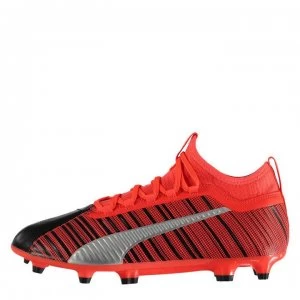 Image of Puma One 5.3 FG Football Boots - Black/NrgyRed