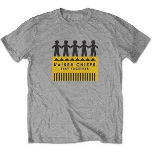 Image of Kaiser Chiefs - Paper Dolls Unisex Medium T-Shirt - Grey
