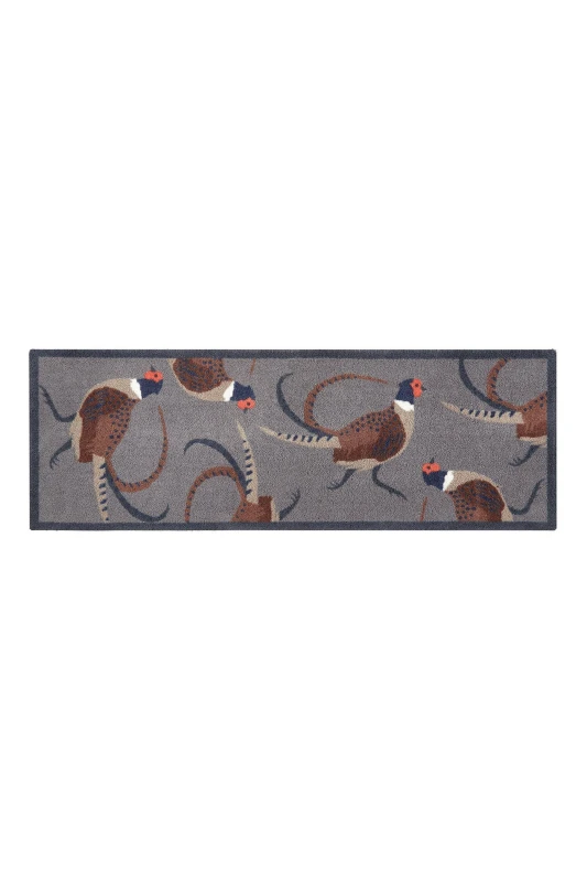 Image of My Mat Washable Nylon Pheasant Indoor Mat Multi