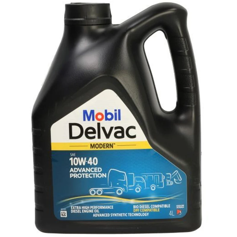 Image of MOBIL 157474 Engine oil MOBIL DELVAC MODERN 10W-40 ADVANCED PROTECTION Capacity: 4l Engine Oil (1862)