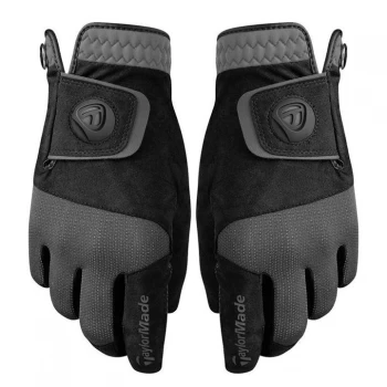 Image of TaylorMade Rain Control Golf Gloves - Black