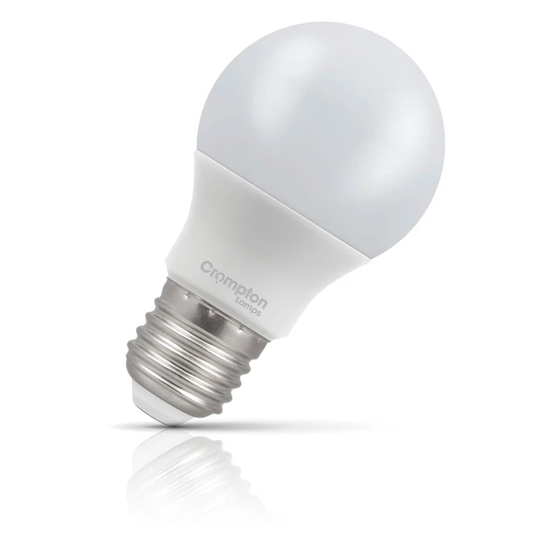 Image of Crompton Lamps LED GLS Light Bulb E27 7W (60W Eqv) Warm White 2700K Screw Thermal Plastic Opal
