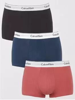 Image of Calvin Klein 3pk Trunks, Multi, Size 2XL, Men