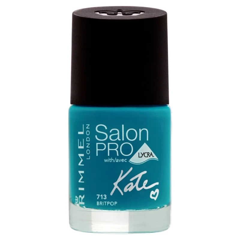 Image of Rimmel Salon Pro With Lycra By Kate Nail Polish 12ml - 713 Brit Pop