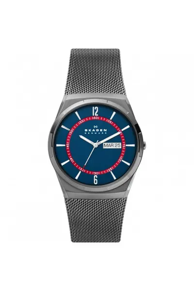 Image of skagen Melbye Stainless Steel Classic Analogue Quartz Watch - Skw6787 Blue