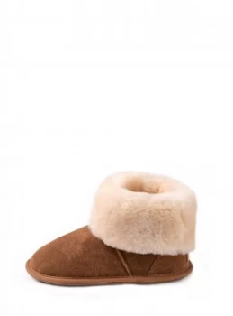 Image of Chestnut Albery Sheepskin Slipper Boot - S