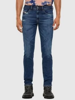 Image of Diesel Thommer X Mid Rise Slim Skinny Fit Jean