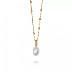 Image of Treasures Baroque Pearl Pendant 18ct Gold Plated Necklace TN03_GP