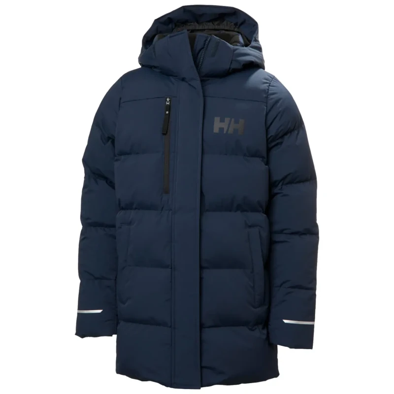 Image of Helly Hansen Long hooded coat for girls Helly Hansen Adore Bleu Female 12 ans