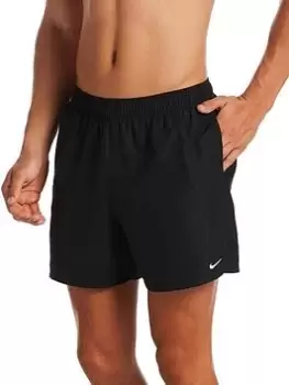Image of Nike Swim Essential 5" Volley Shorts - Black, Size S, Men