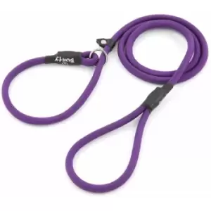 Image of Strong Nylon Slip On Rope Dog Puppy Pet Lead Leash - No Collar Needed - Purple - Large - Bunty