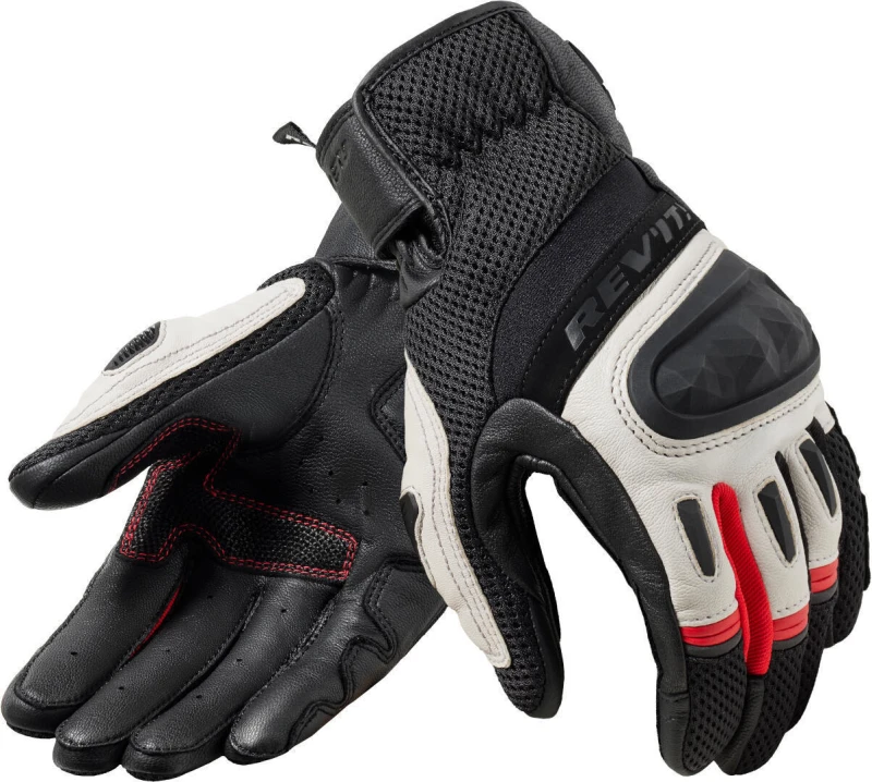 Image of REV'IT! Dirt 4 Gloves Black Red Size M