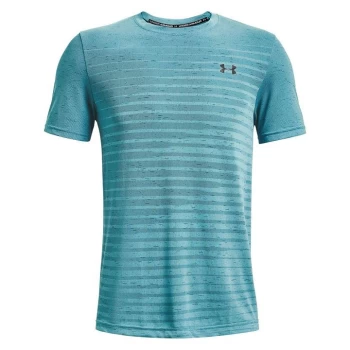 Image of Under Armour Seamless Fade Short Sleeve T Shirt Mens - Blue