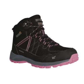 Image of Regatta Lady Samara Lite Waterproof & Breathable Walking S - Blk/HeathrRo