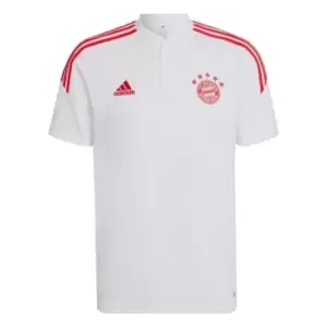 Image of adidas FC Bayern Condivo 22 Polo Shirt Mens - White