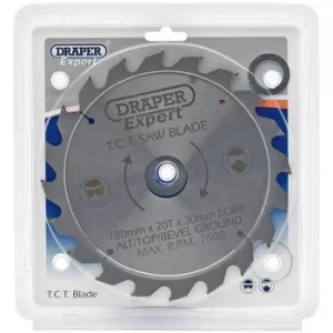 Image of Draper Expert TCT Saw Blade 180X30mmx20T