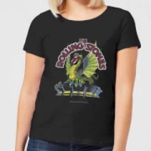Image of Rolling Stones Dragon Tongue Womens T-Shirt - Black