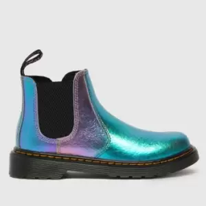 Image of Dr Martens multi 2976 rainbow Girls Junior Boots