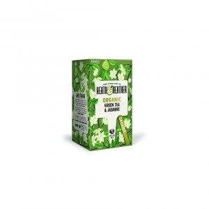 Image of Heath & Heather Organic Green Tea & Jasmine 20 Bags