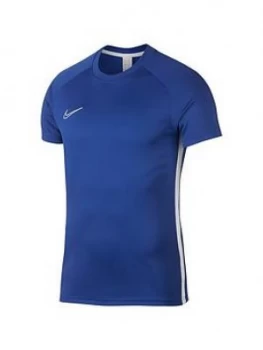Image of Nike Academy Dry T-Shirt - Blue, Size L, Men