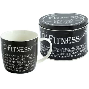 Image of Ultimate Gift for Man Mug in a Tin Fitness Fanatic