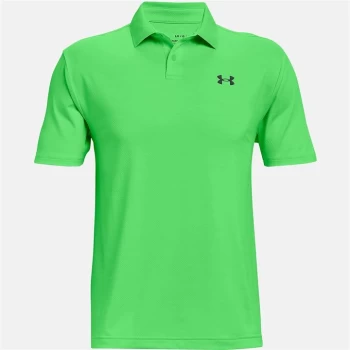 Image of Under Armour Performance Polo Shirt Mens - Stadium Green
