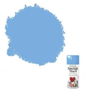 Image of Rust-Oleum Painter's touch Tranquil blue Gloss Multi-surface Decorative spray Paint 150ml