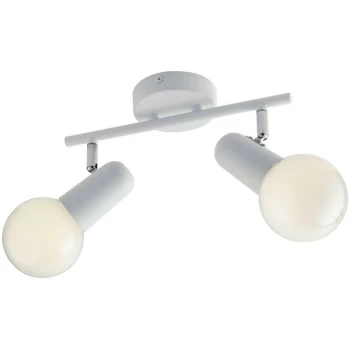 Image of Fan Europe Punto - Twin Ceiling Spotlight, White, E27
