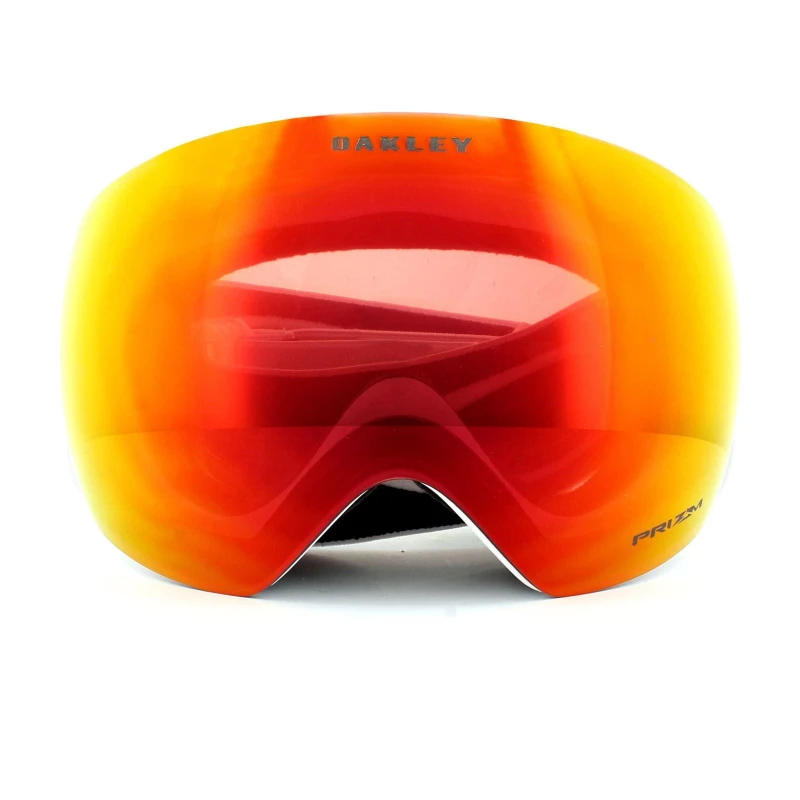 Image of Oakley Oakley Flight Deck OO7050-35 Matt White Prizm Torch Iridium Ski Goggles White One Size Male 888392171825
