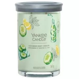 Image of Yankee Candle Tumbler Candles Large Cucumber Mint Cooler 567g